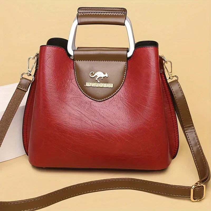 Isabella - Schicke Bucket Bag aus Leder