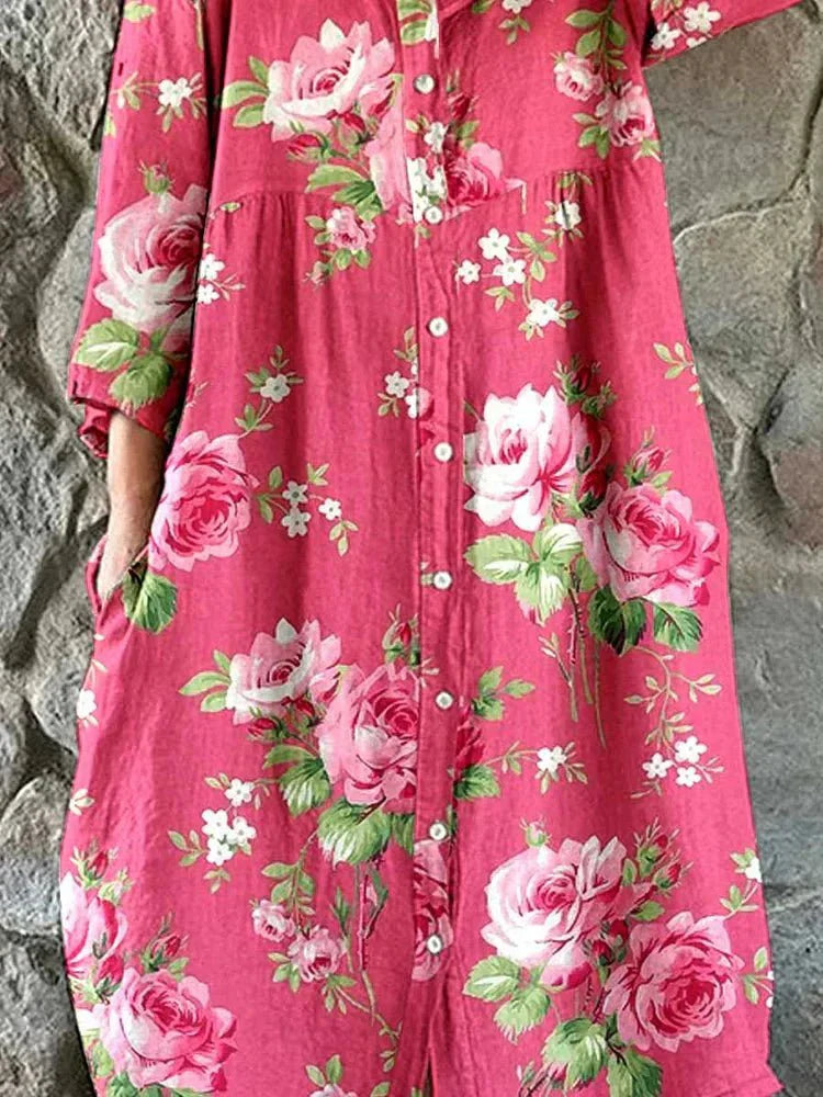 Nira | Art Floral Kleid