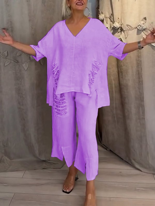 Bianca | Elegantes zweiteiliges Sommer-Set für sonnige Tage