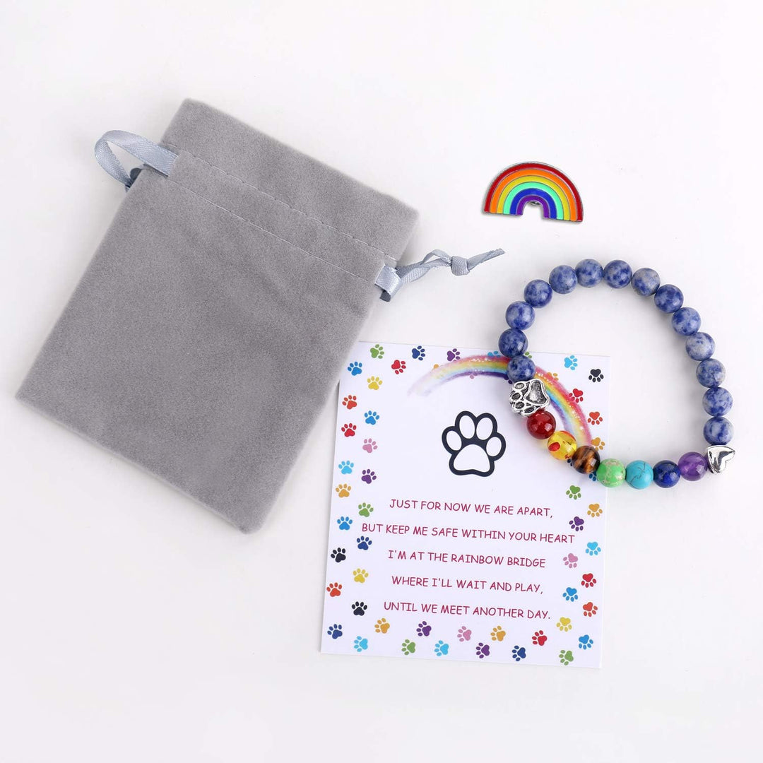Regenbogenbrücke-Gedenkarmband