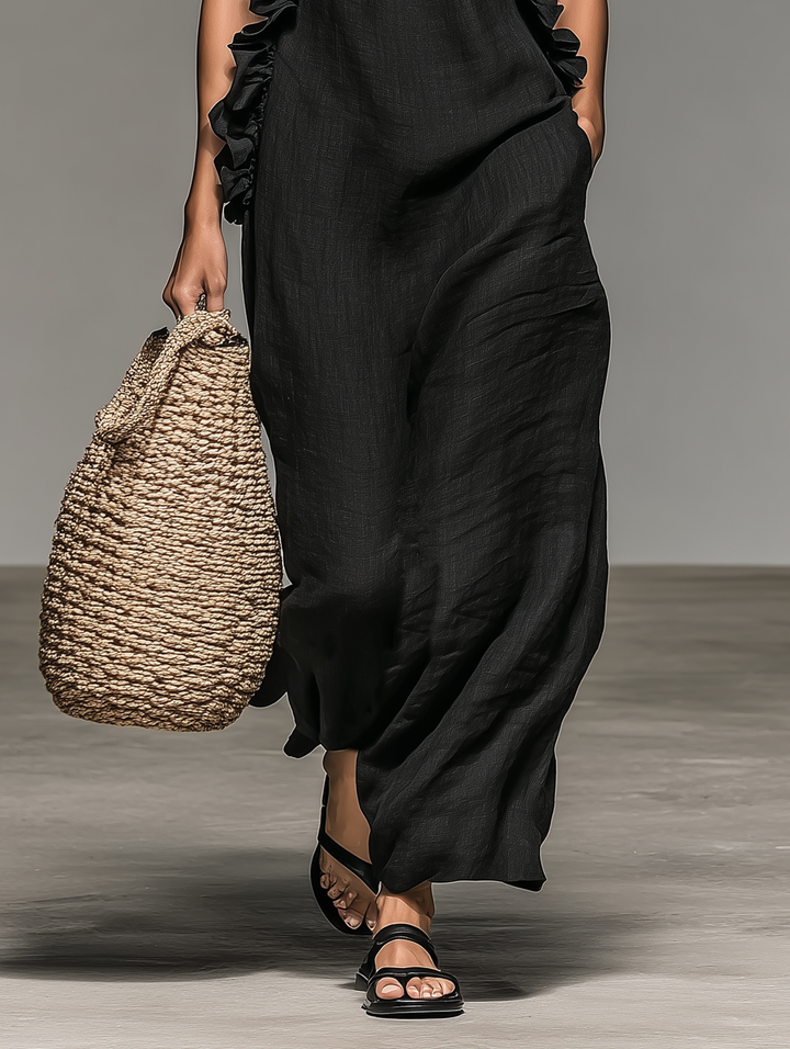 Gladys™ | Maxi-Kleid mit Taschen