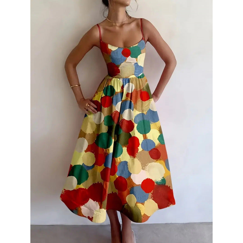 Averleigha | Gemalte Freude Midikleid