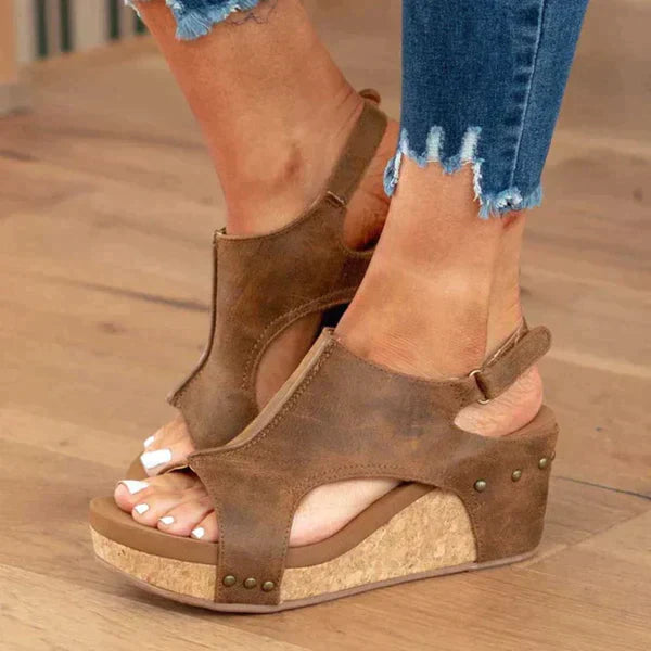 Saar™ | Boho Chic Plateau Sandale