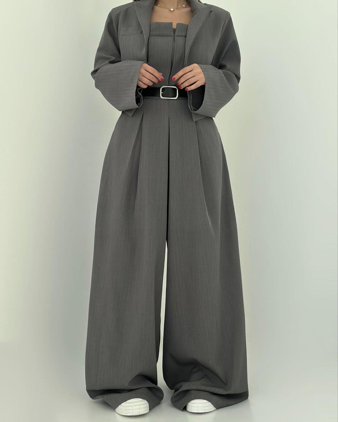 Eclat™ -Ensemble Femme Bustier + Veste – Style Élégant &amp; Tendance