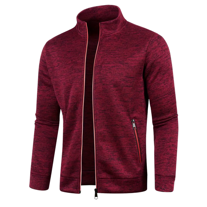 Kasper™ – Klassische Strickjacke mit Reissverschluss