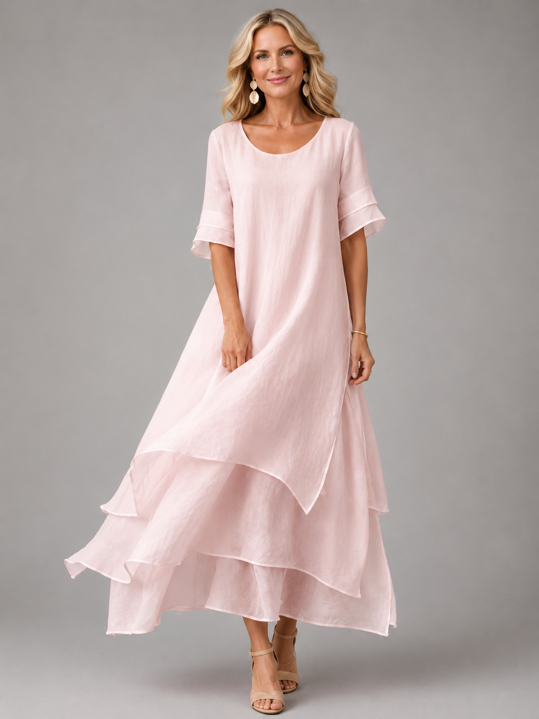Liora™ | Flowing Grace Maxikleid