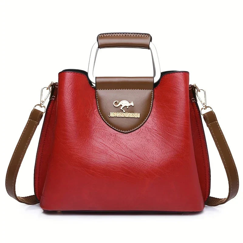 Isabella - Schicke Bucket Bag aus Leder