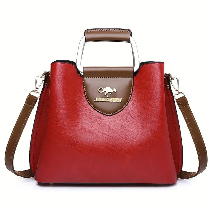 Isabella - Schicke Bucket Bag aus Leder