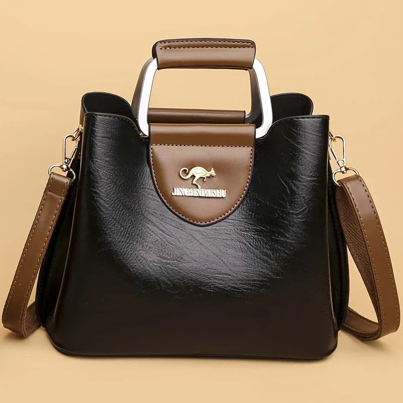 Isabella - Schicke Bucket Bag aus Leder
