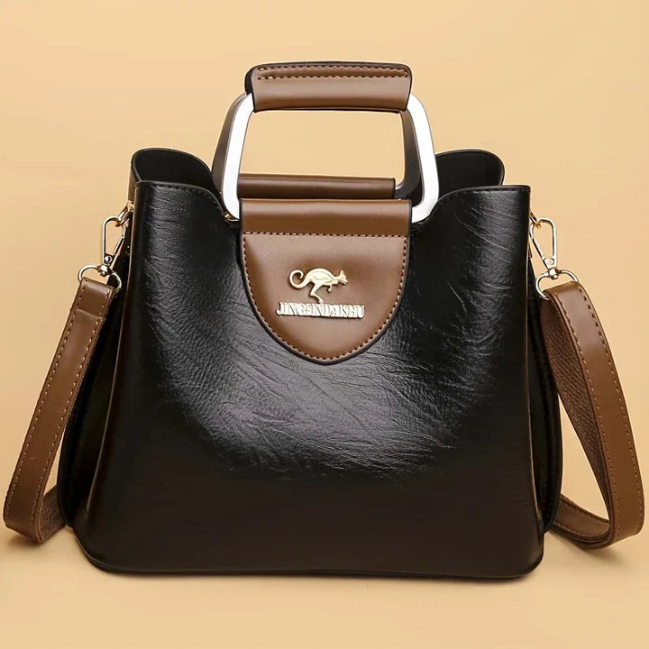 Isabella - Schicke Bucket Bag aus Leder