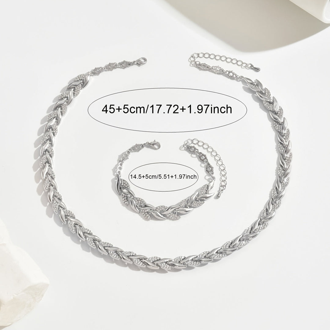 Eliane® | Handgmachts Fischschwanz Halskettli &amp; Armband-Set