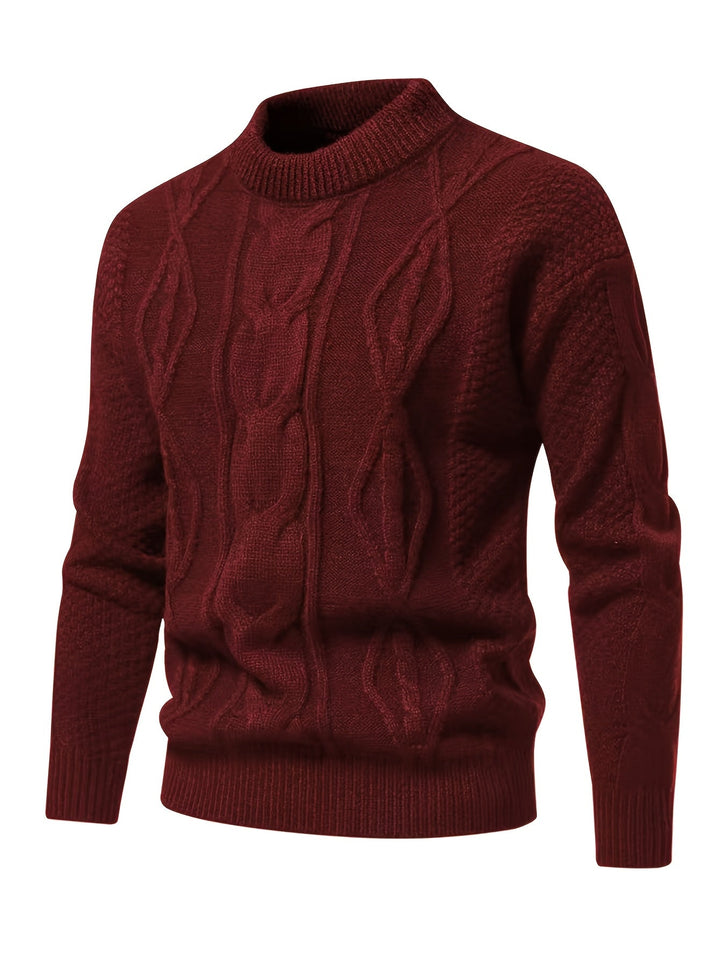 Kalisto – Lässiger Strickpullover mit Langarm