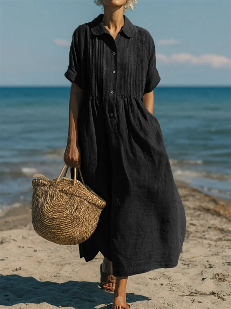 Lina | Elegantes Leinenkleid für Frauen