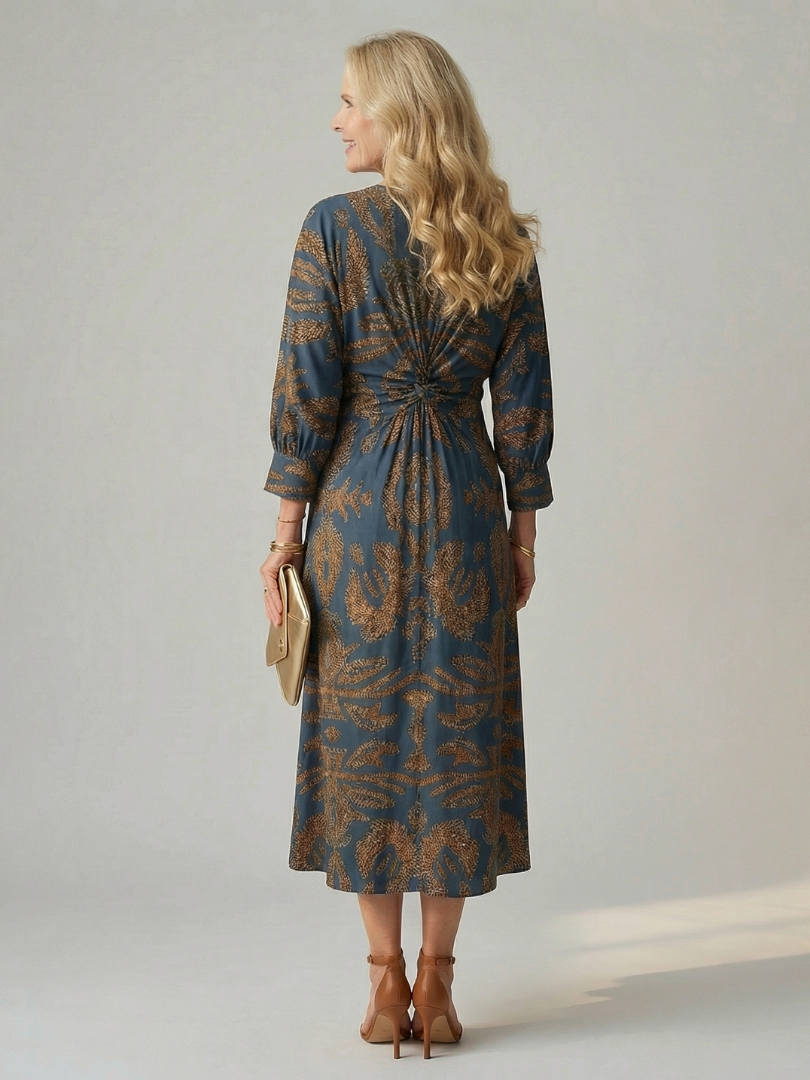 Lune | Midi-Kleid im Wickelstil