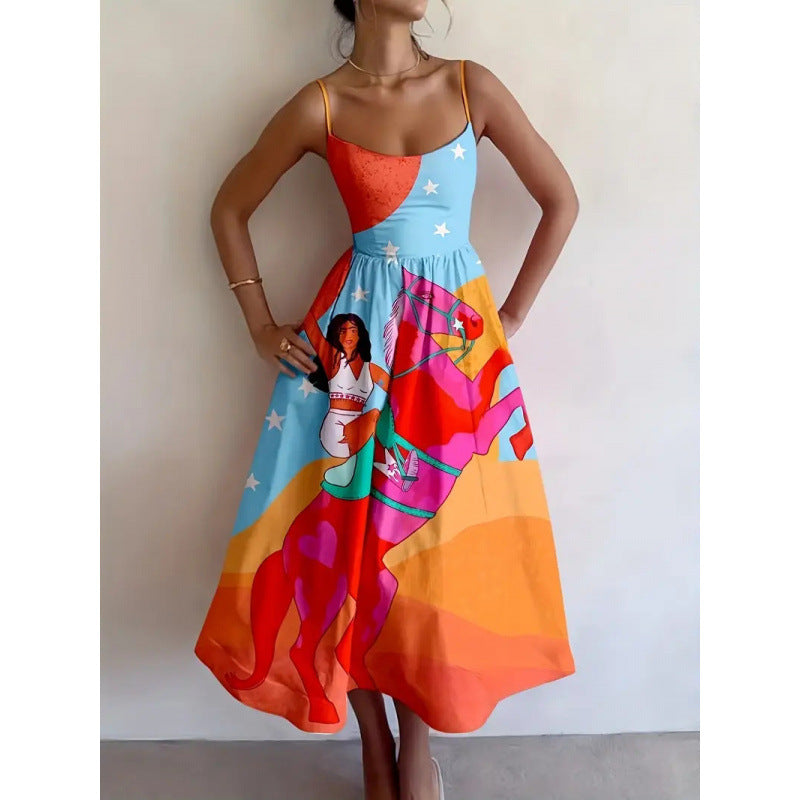 Solavienne | Sunset Muse Midikleid
