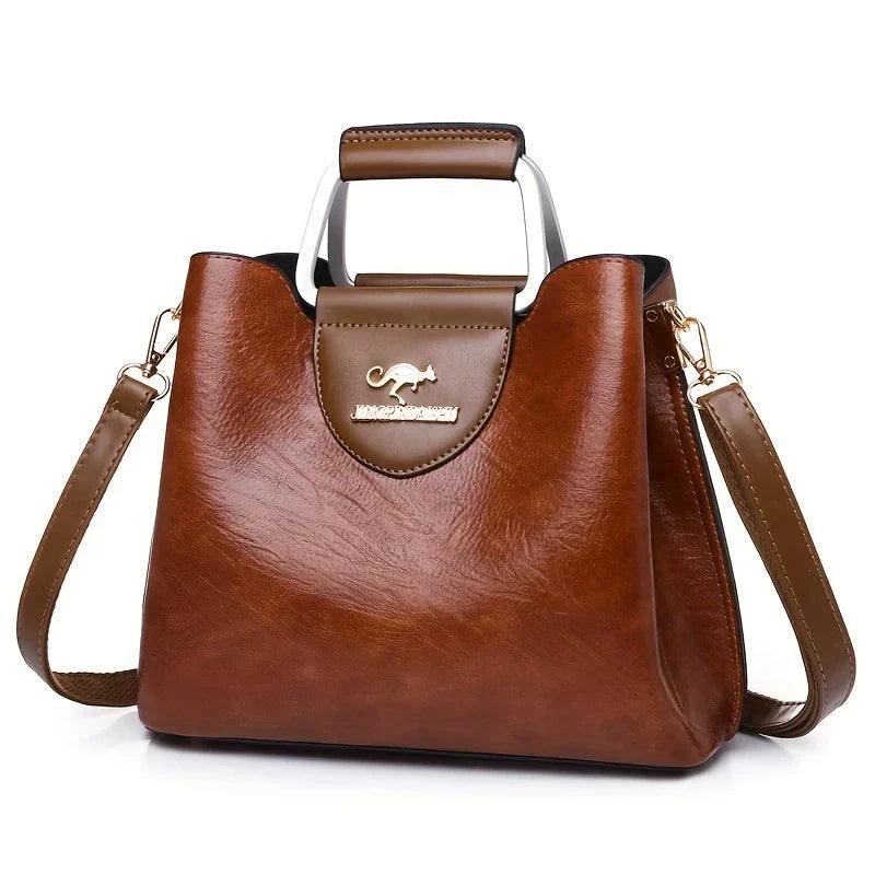 Isabella - Schicke Bucket Bag aus Leder