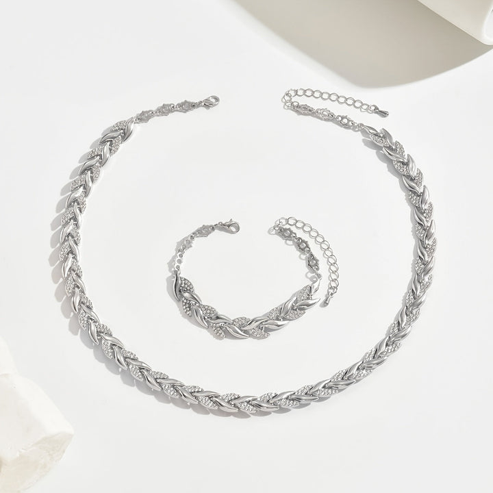 Eliane® | Handgmachts Fischschwanz Halskettli &amp; Armband-Set