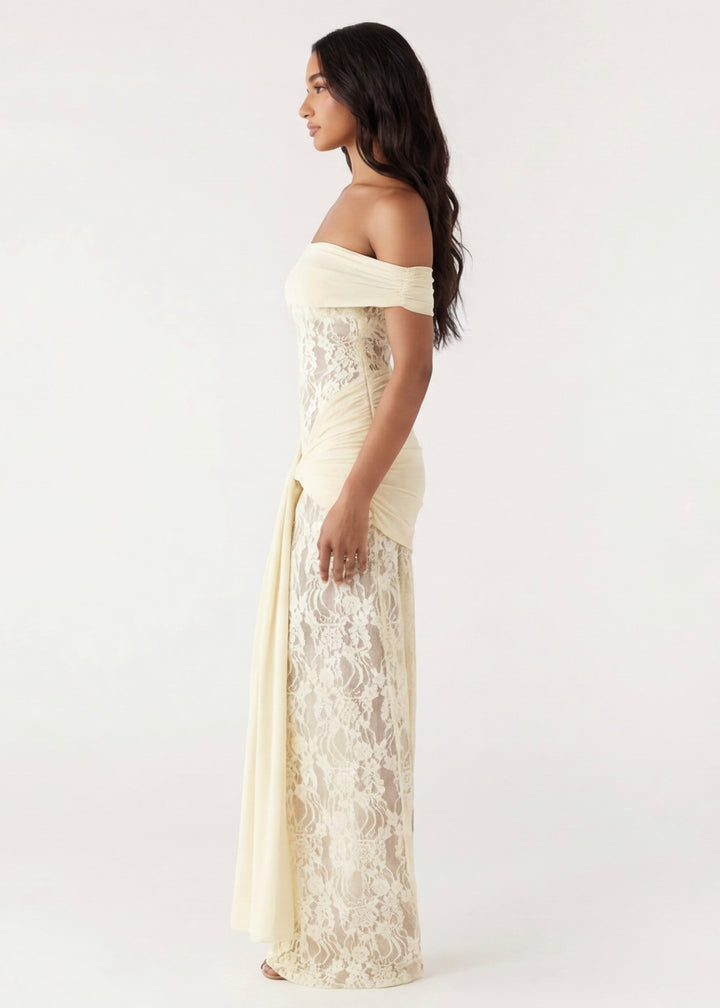 ARIA | Spitzenkleid Maxi