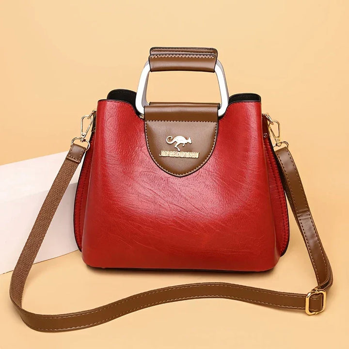 Isabella - Schicke Bucket Bag aus Leder