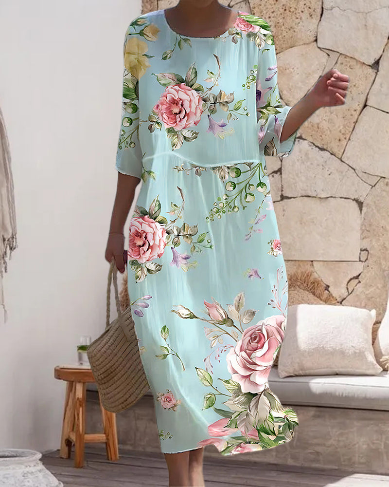 Ruth - Kleid mit Blumenmuster