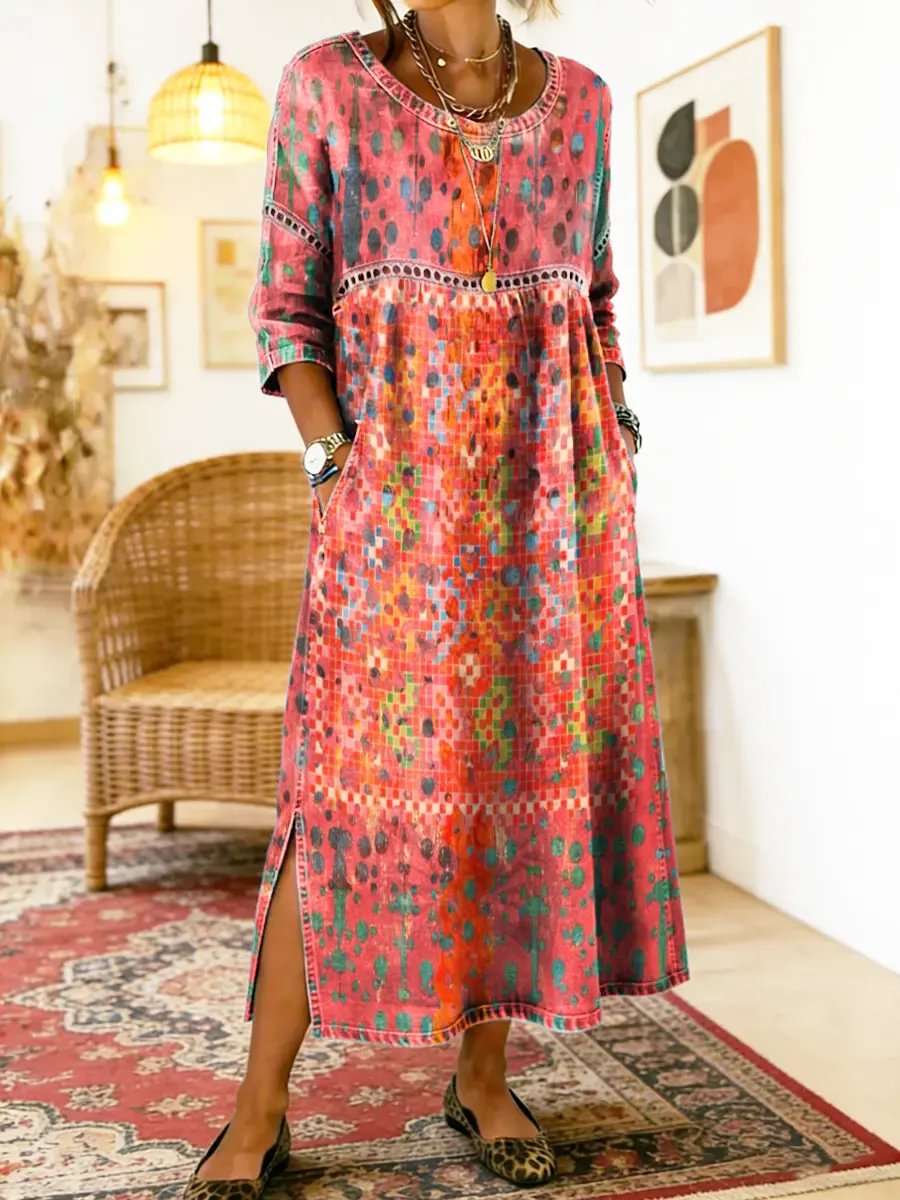 Francisca – Elegantes Kleid mit Print