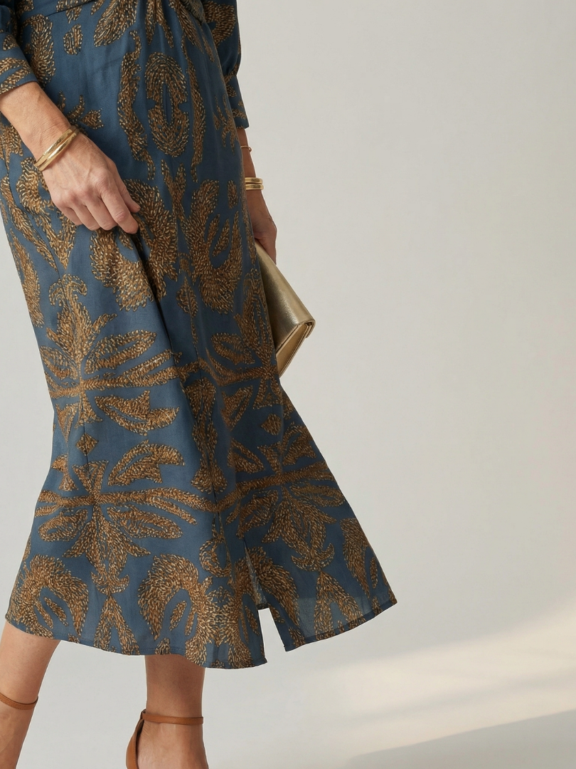 Lune | Midi-Kleid im Wickelstil