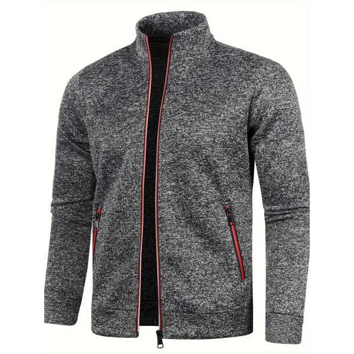 Kasper™ – Klassische Strickjacke mit Reissverschluss