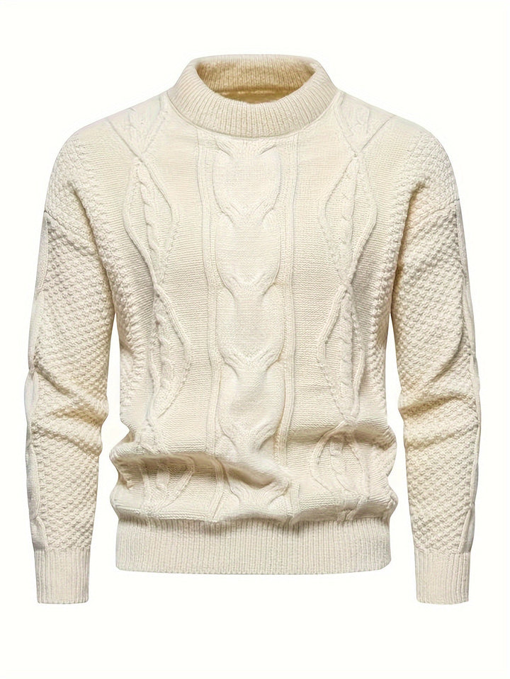 Kalisto – Lässiger Strickpullover mit Langarm