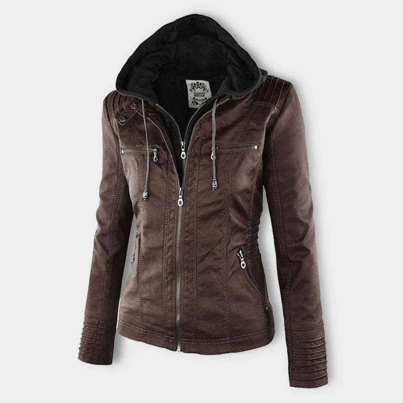 Kayla I Lederjacke