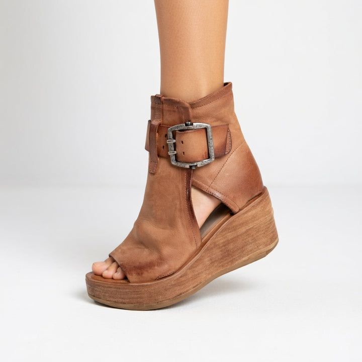 Orélisse™ – Moderne offene Keilabsatz-Stiefeletten