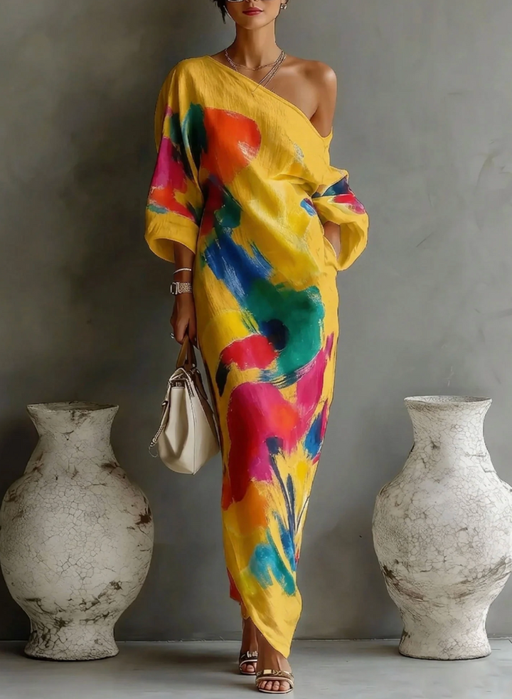Elizabeth | One-Shoulder-Maxikleid