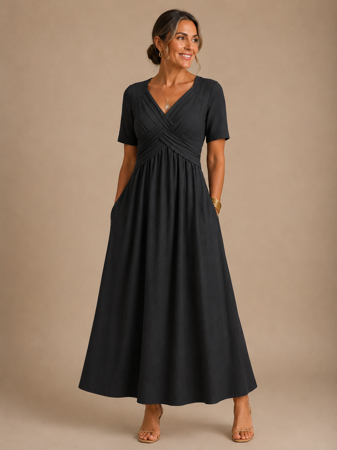 Angeli™ |  Elegantes Midikleid