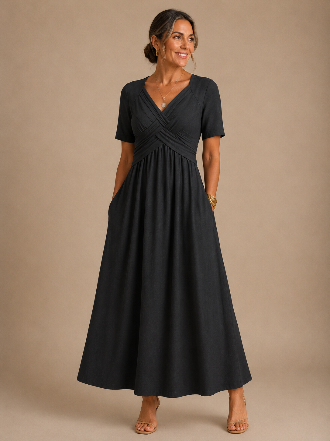 Angeli™ |  Elegantes Midikleid