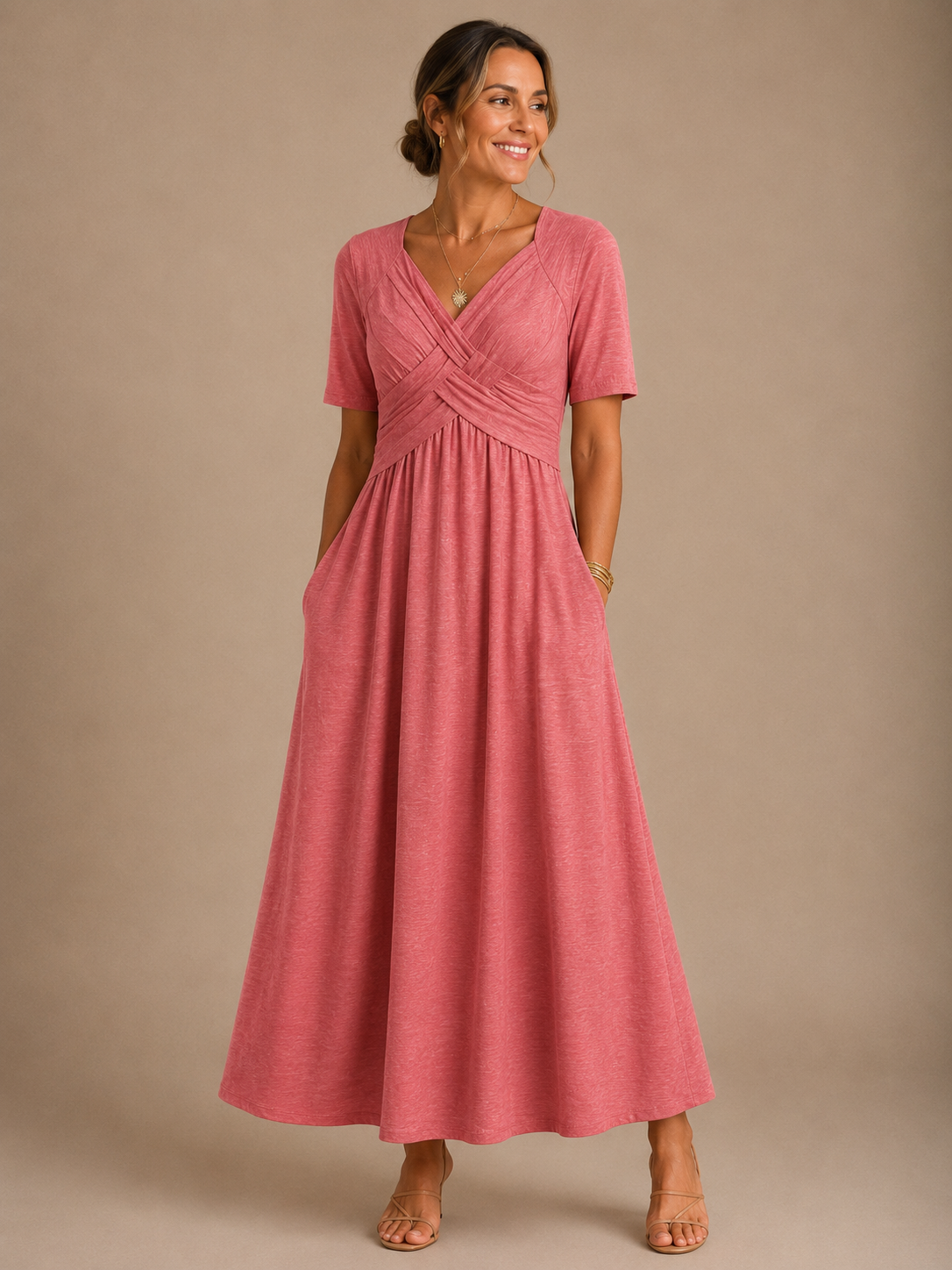 Angeli™ |  Elegantes Midikleid