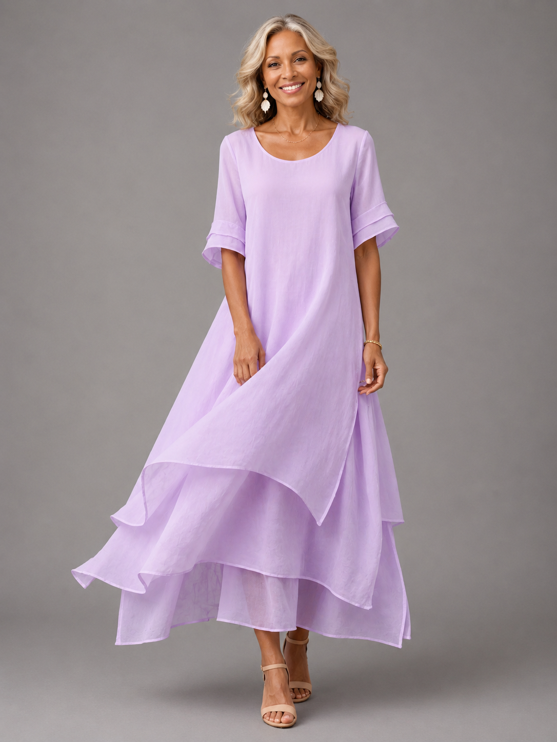 Liora™ | Flowing Grace Maxikleid