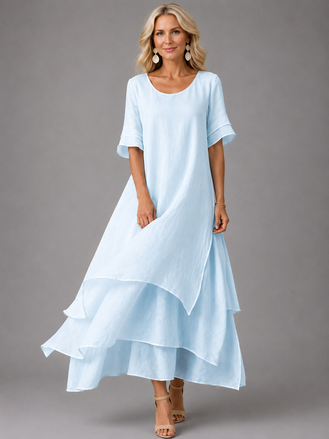 Liora™ | Flowing Grace Maxikleid