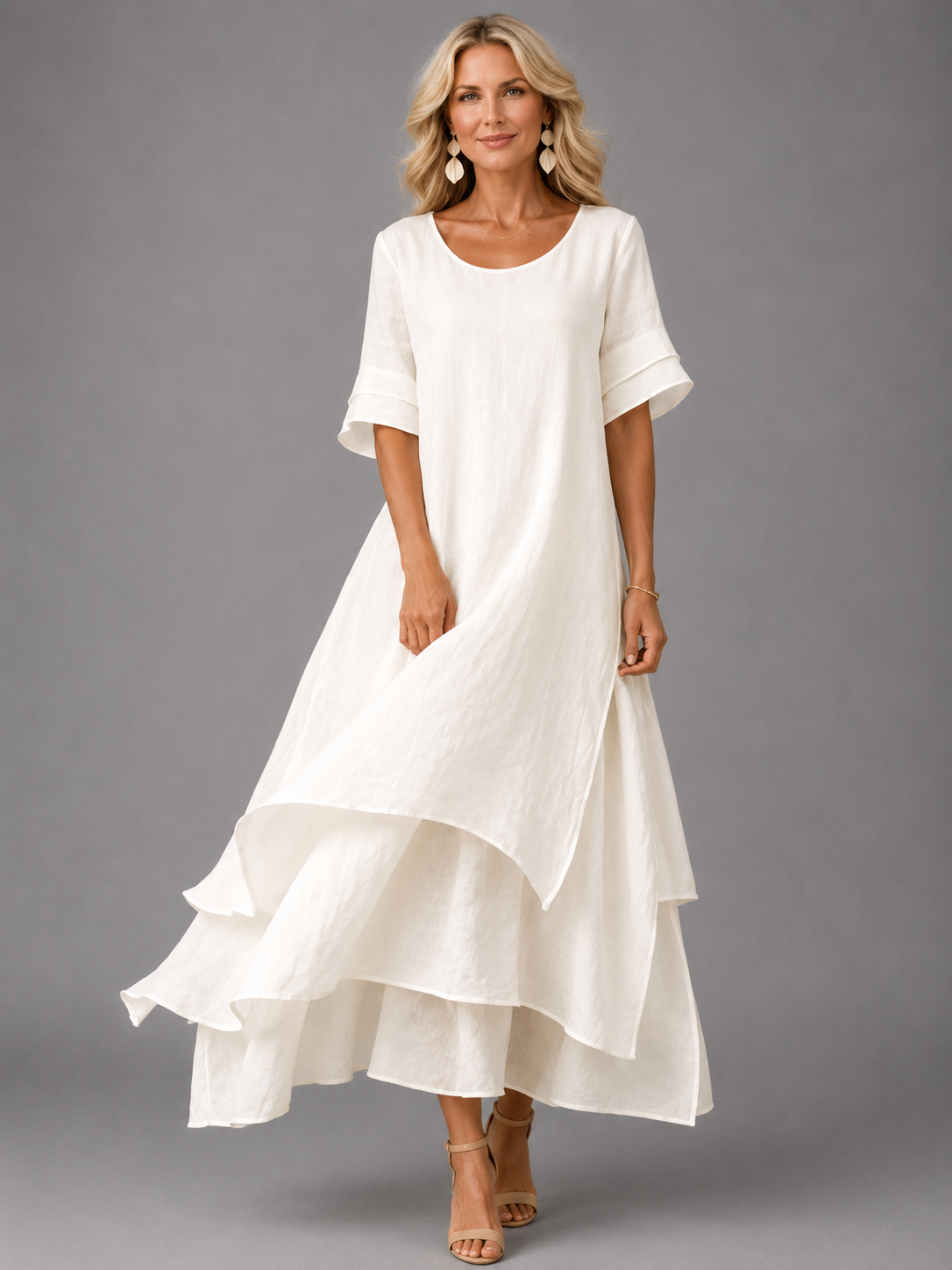 Liora™ | Flowing Grace Maxikleid
