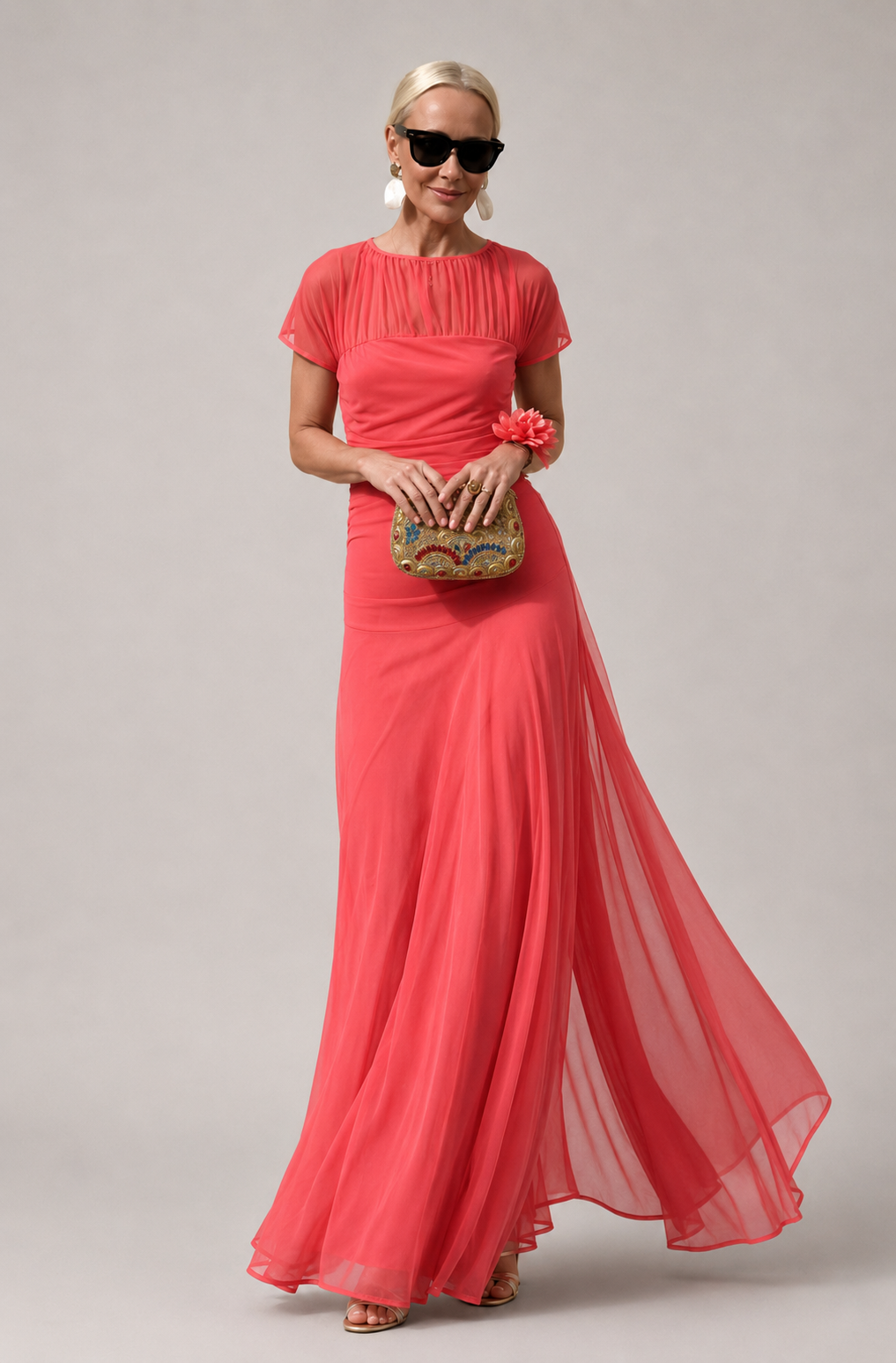 Lauren™ | Chiffonkleid