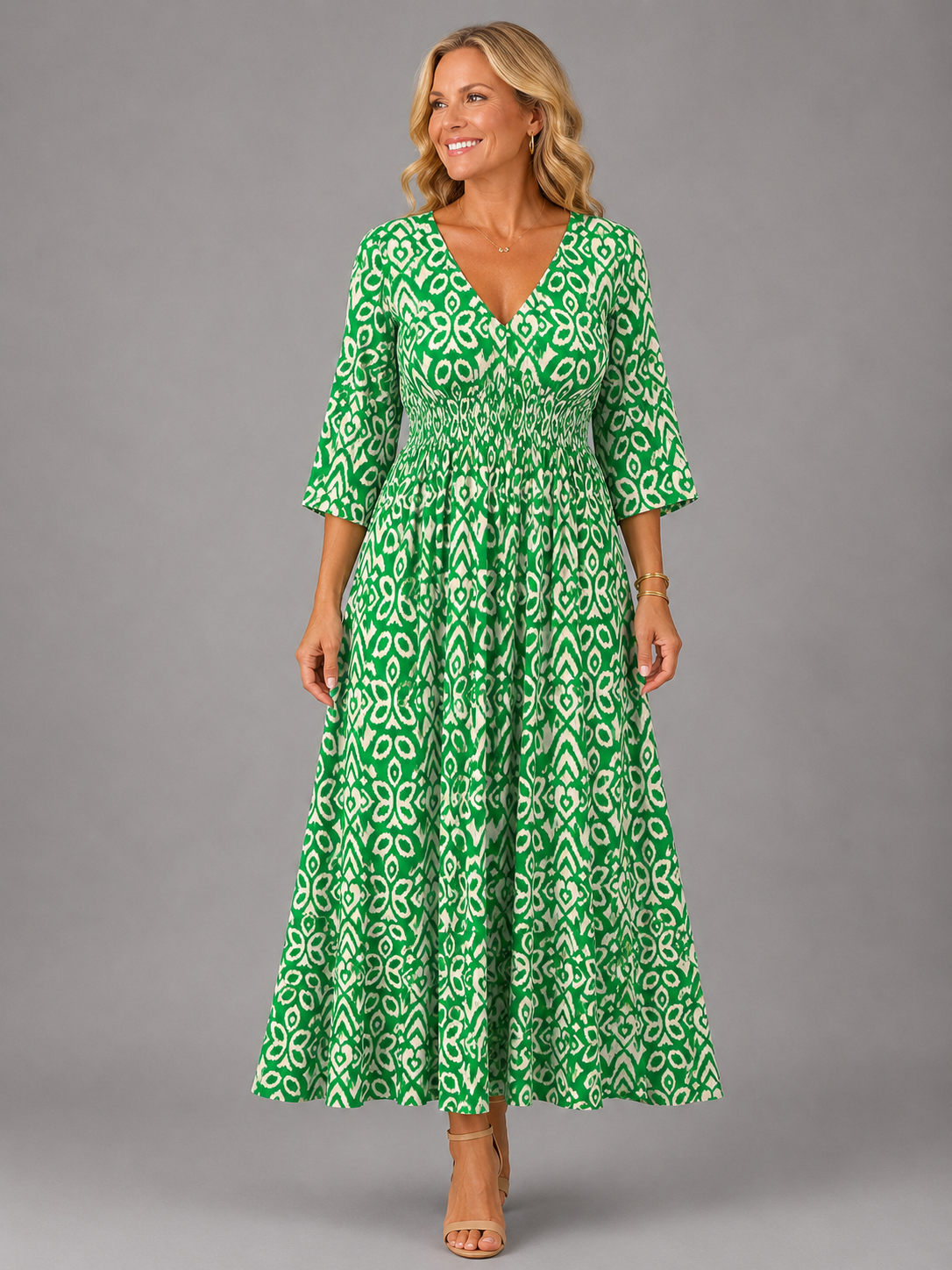 Althea™ | Midi-Kleid „Bohemian Flow“