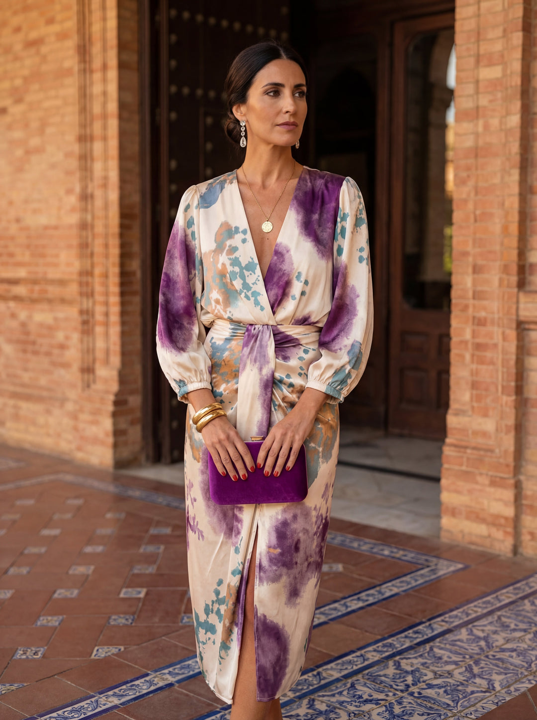 Valeria™ | Elegantes Kleid mit V-Ausschnitt