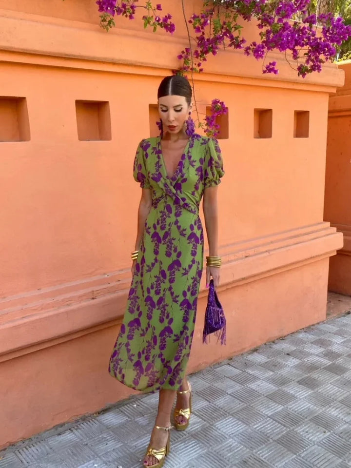 Lieke™ | Buntes Sommer Print Kleid