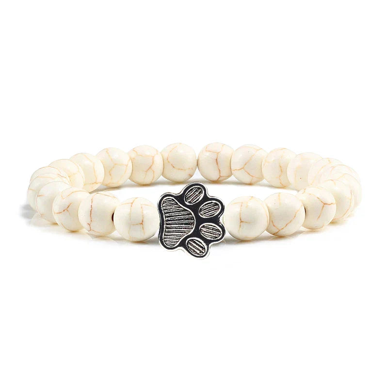 Armband mit perlenbesetzten Pfoten