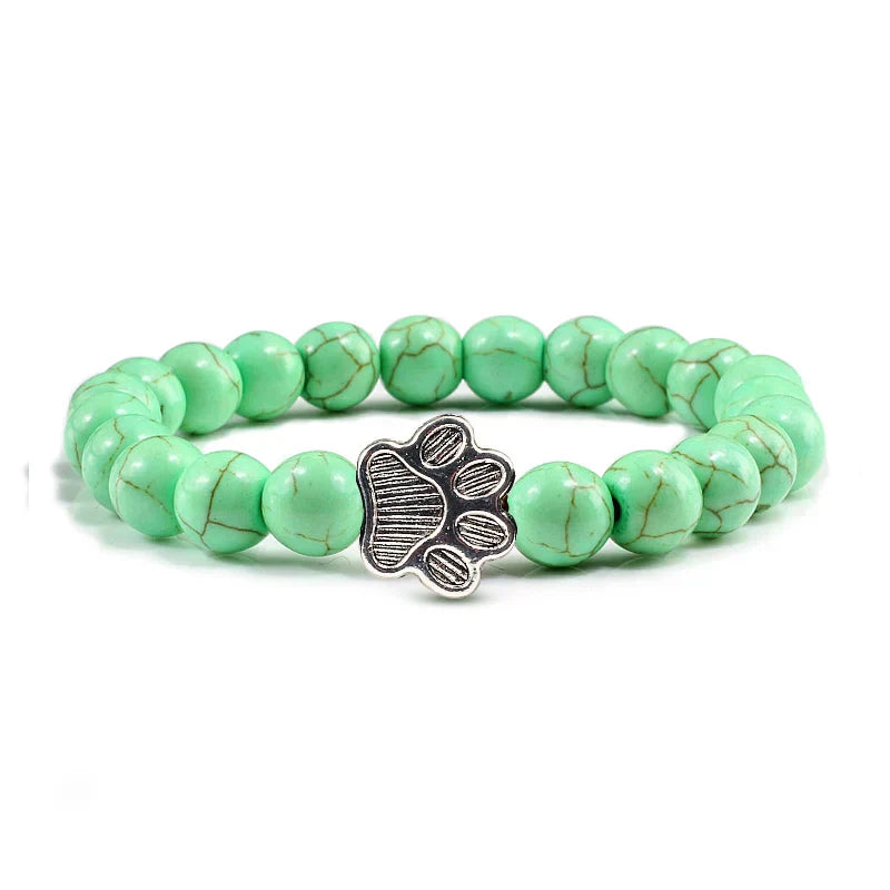 Armband mit perlenbesetzten Pfoten
