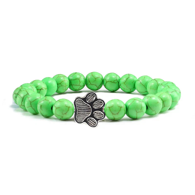 Armband mit perlenbesetzten Pfoten