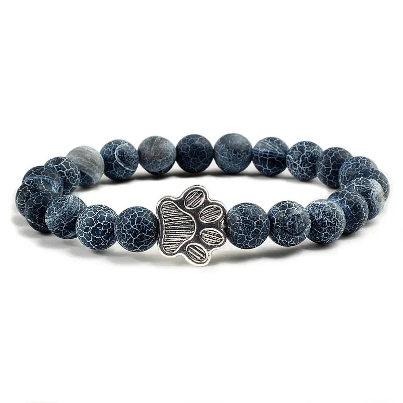 Armband mit perlenbesetzten Pfoten
