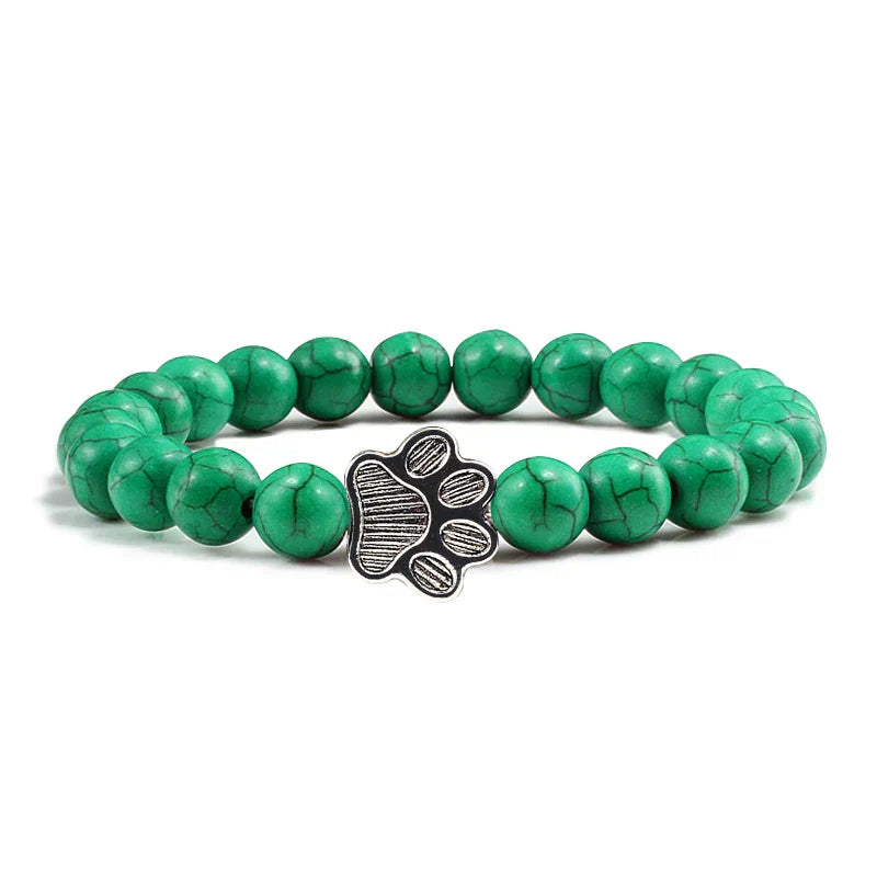 Armband mit perlenbesetzten Pfoten