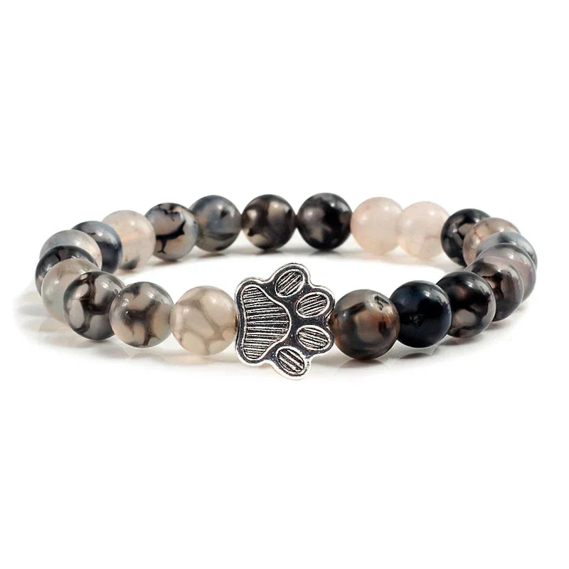 Armband mit perlenbesetzten Pfoten