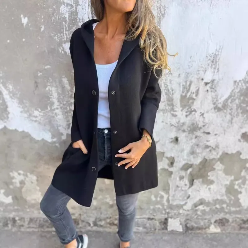 Hélène | Baumwolljacke mit Kapuze