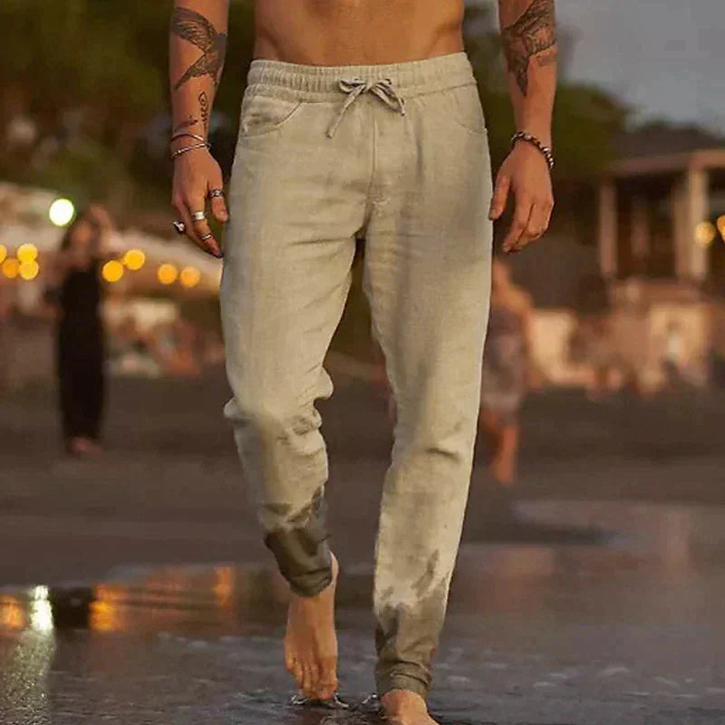 David – Elegante Leinen-Badehose