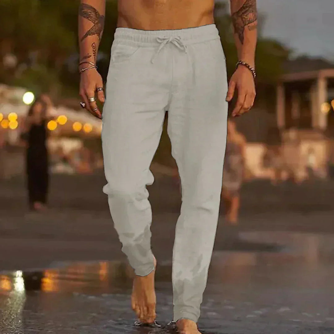 David – Elegante Leinen-Badehose